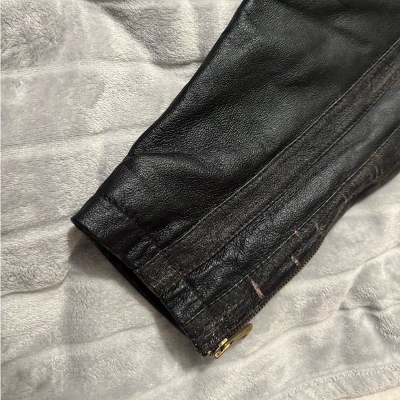 Wilsons Leather Mens Black Leather Jacket Size XXL - Picture 3 of 15